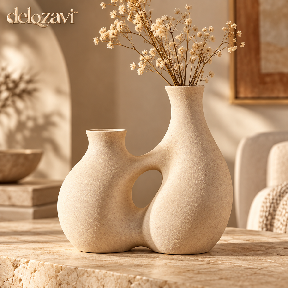 delqzavi™ Double Form Decorative Vase — image 1