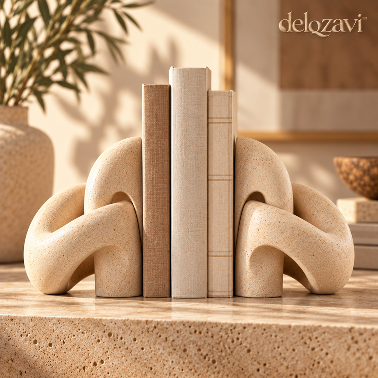 delqzavi™ Sculptural Bookend Set — image 1