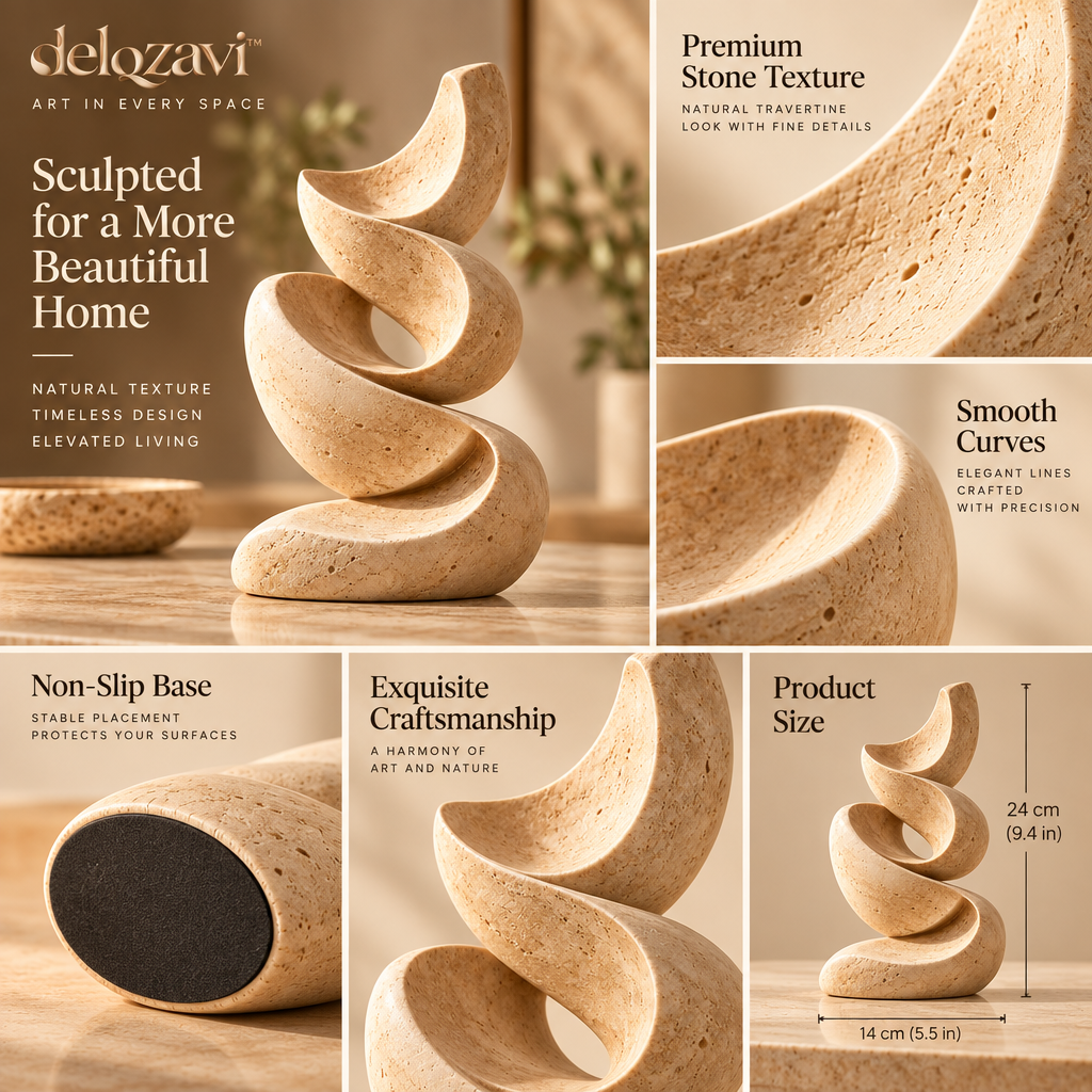 delqzavi™ Stacked Curve Sculpture — image 3