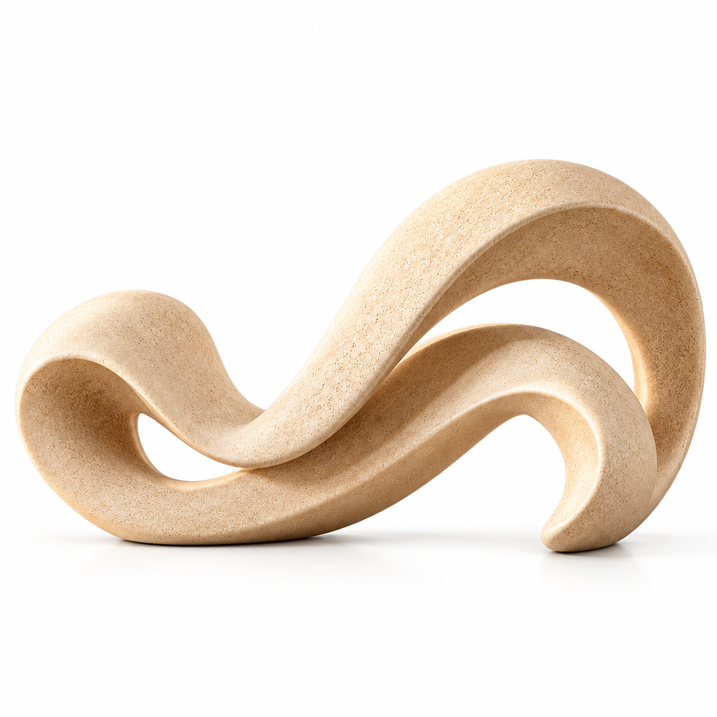 delqzavi™ Wave Accent Sculpture — image 2