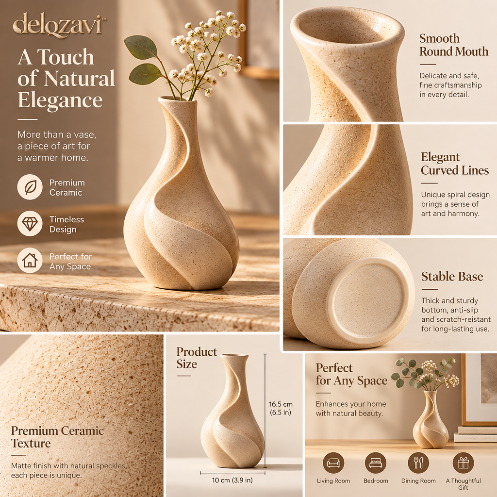 delqzavi™ Sculptural Bud Vase — image 5